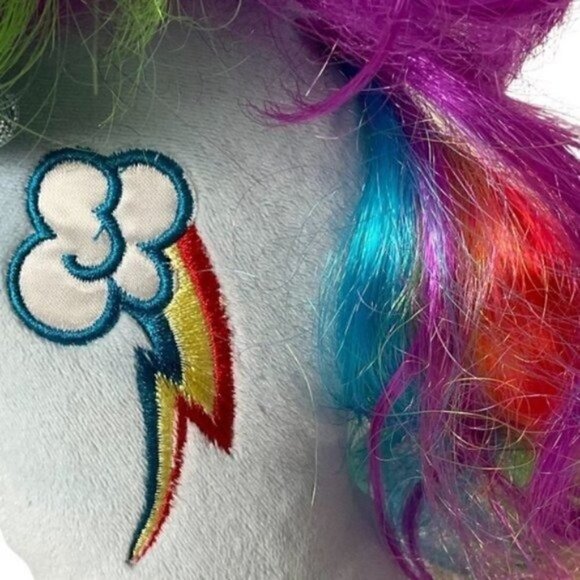 BUILD-A-BEAR My Little Pony Limited Edition Rainbow Dash Pegasus 2018 15” plush - Picture 12 of 13